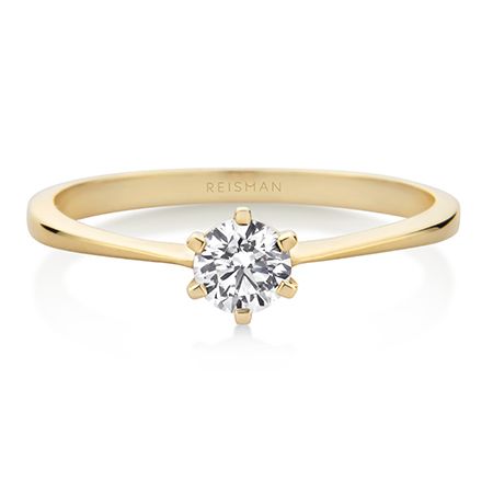 Destaque para Anel de Noivado Bali ouro 18k com design sofisticado e acabamento elegante
