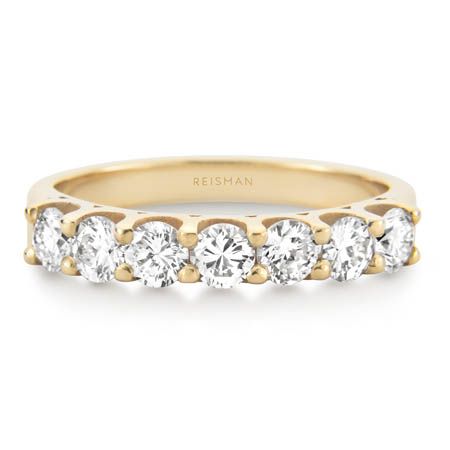 Sofisticação do Meia Aliança Classic ouro 18k Diamantes 84 pts com toque elegante e acabamento diferenciado