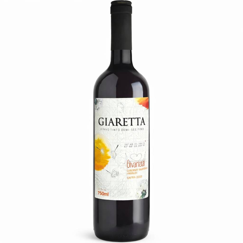 Vinho Tinto Demi-sec Fino Cabernet / Merlot Giaretta
