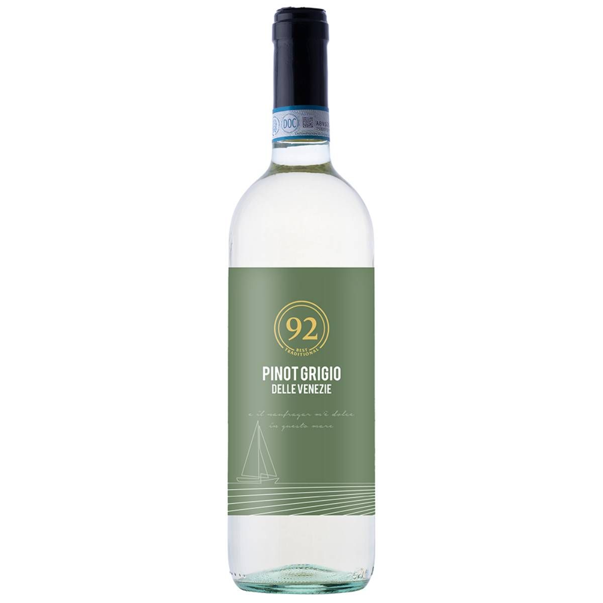 Vinho Branco Pinot Grigio Delle Venezie DOC 92 750ml
