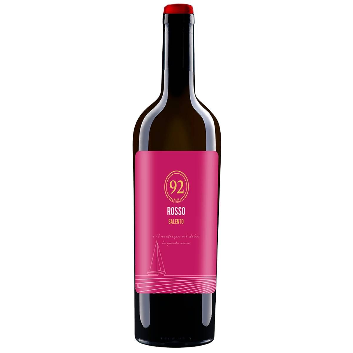 Vinho Tinto Rosso Salento IGT 92 750ml