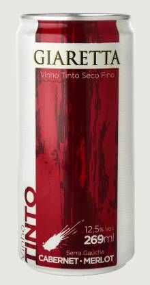 Vinho Fino Tinto Lata GIARETTA 269ml