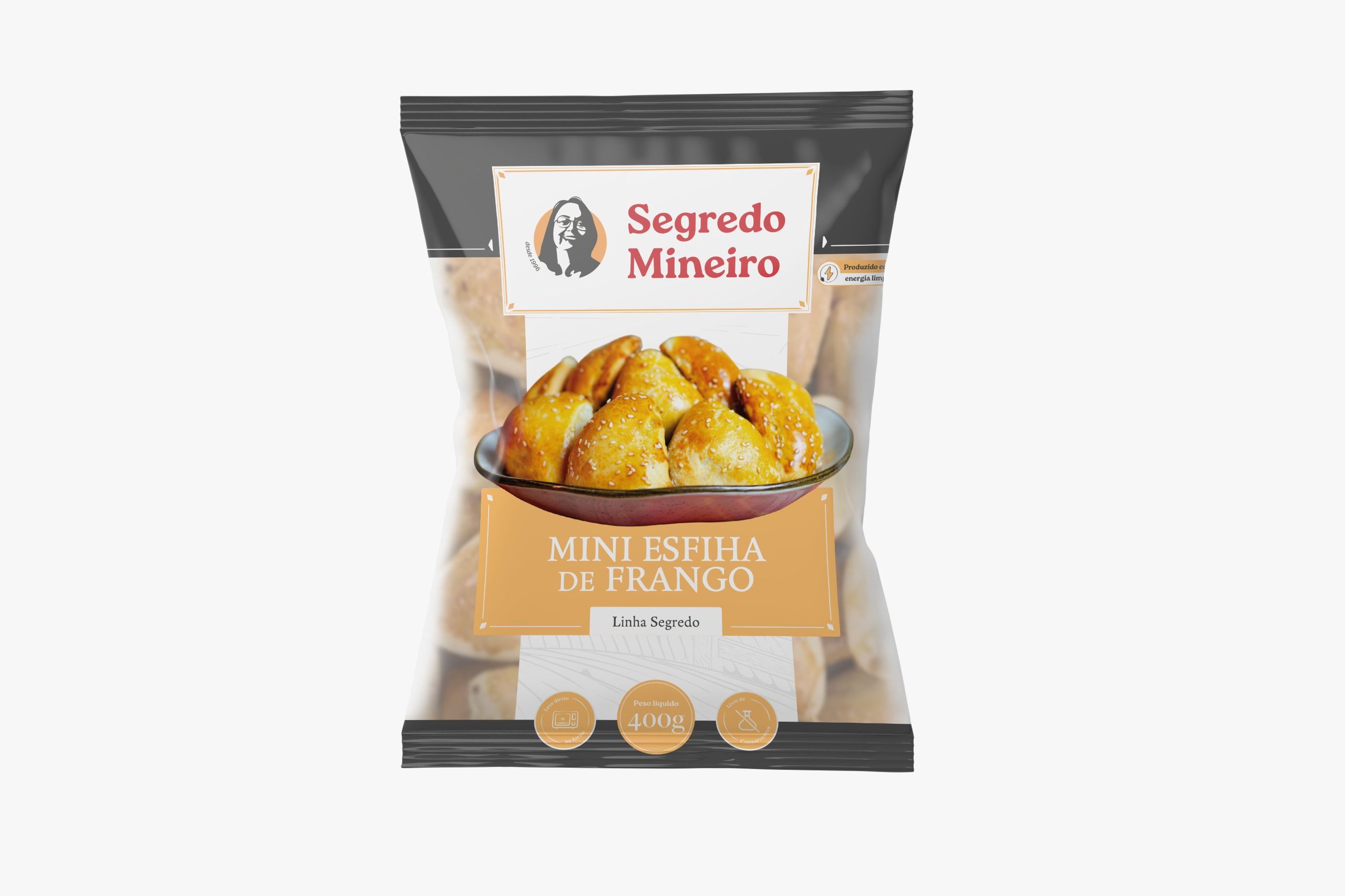 MINI ESFIHA DE FRANGO 400g