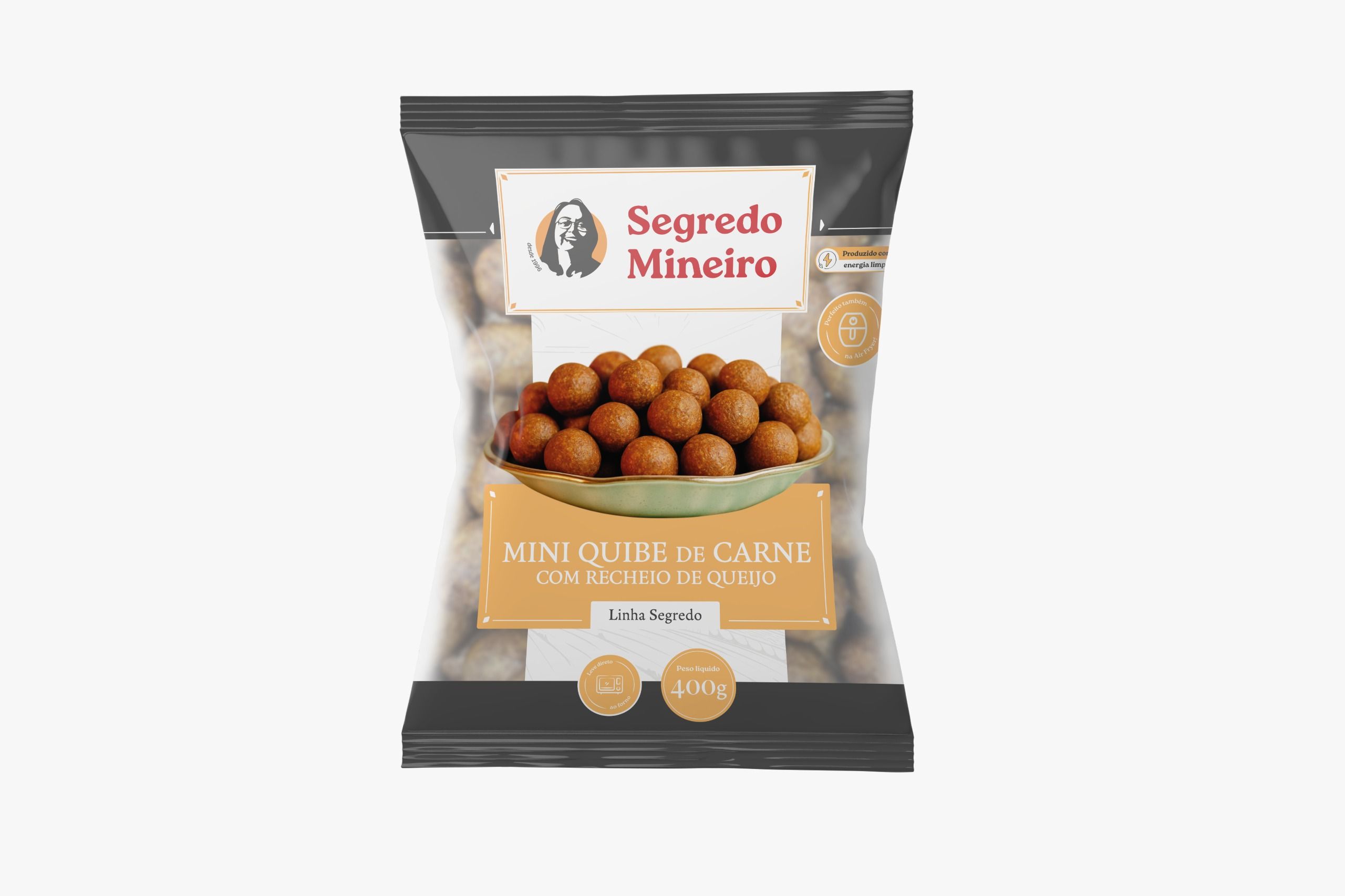 MINI KIBE COM QUEIJO 400GR FRITO