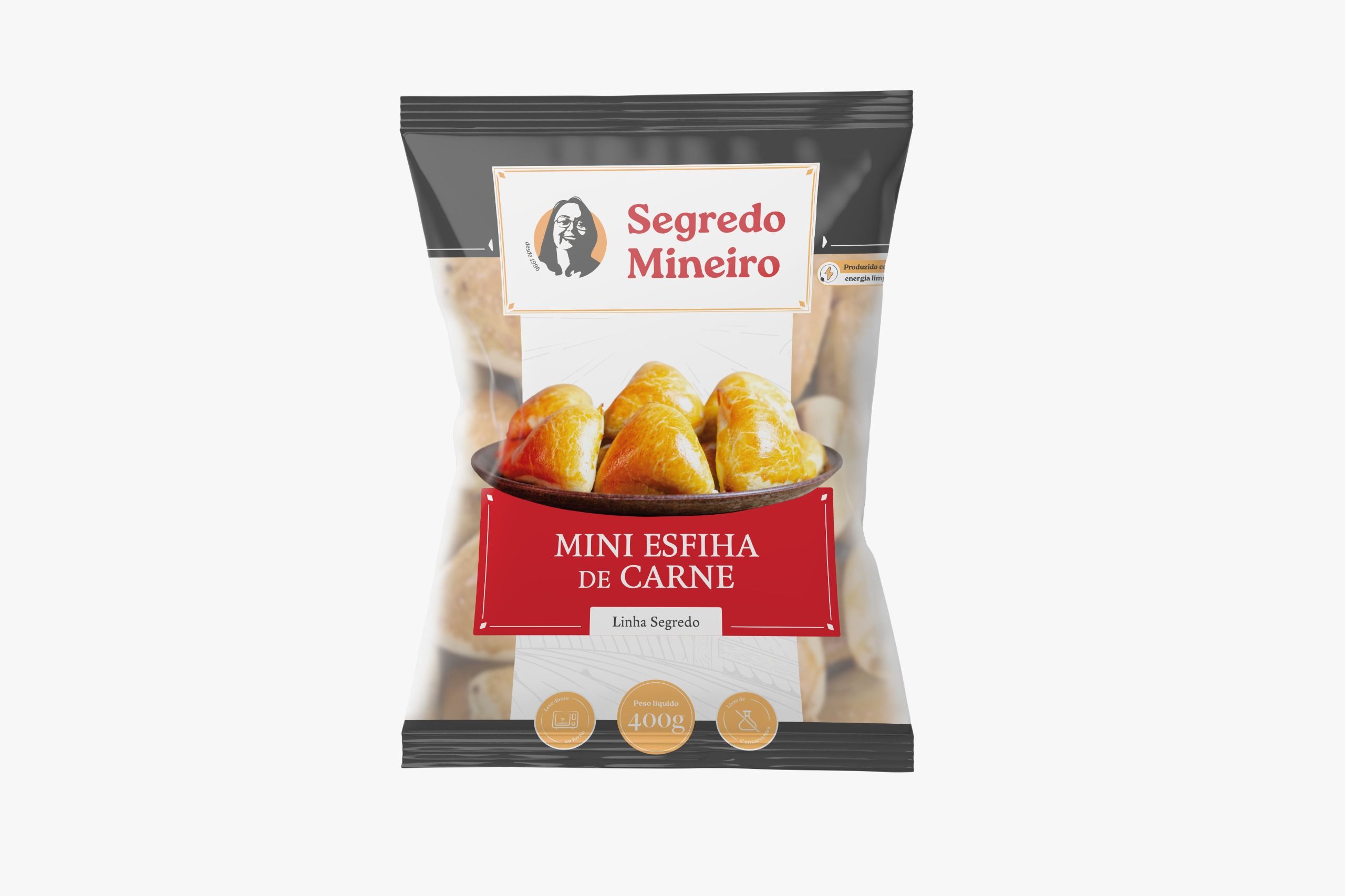 MINI ESFIHA DE CARNE 400g