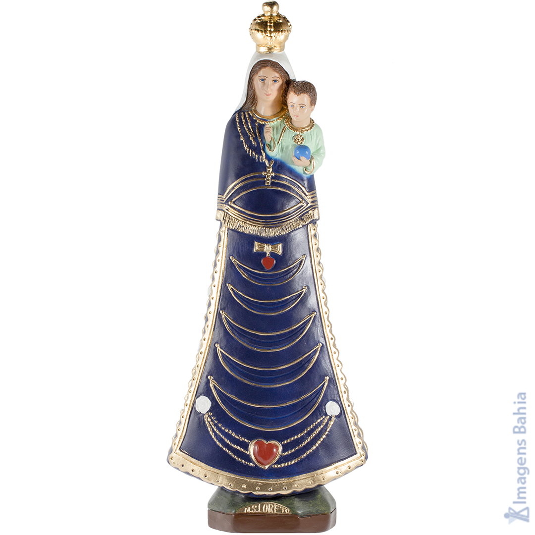 Imagem de Nossa Senhora do Loreto de 40cm Imagens Bahia Imagem de Nossa Senhora do Loreto de 40cm Imagens Bahia