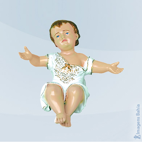 Imagem de Menino Jesus Com Roupa (Azul)