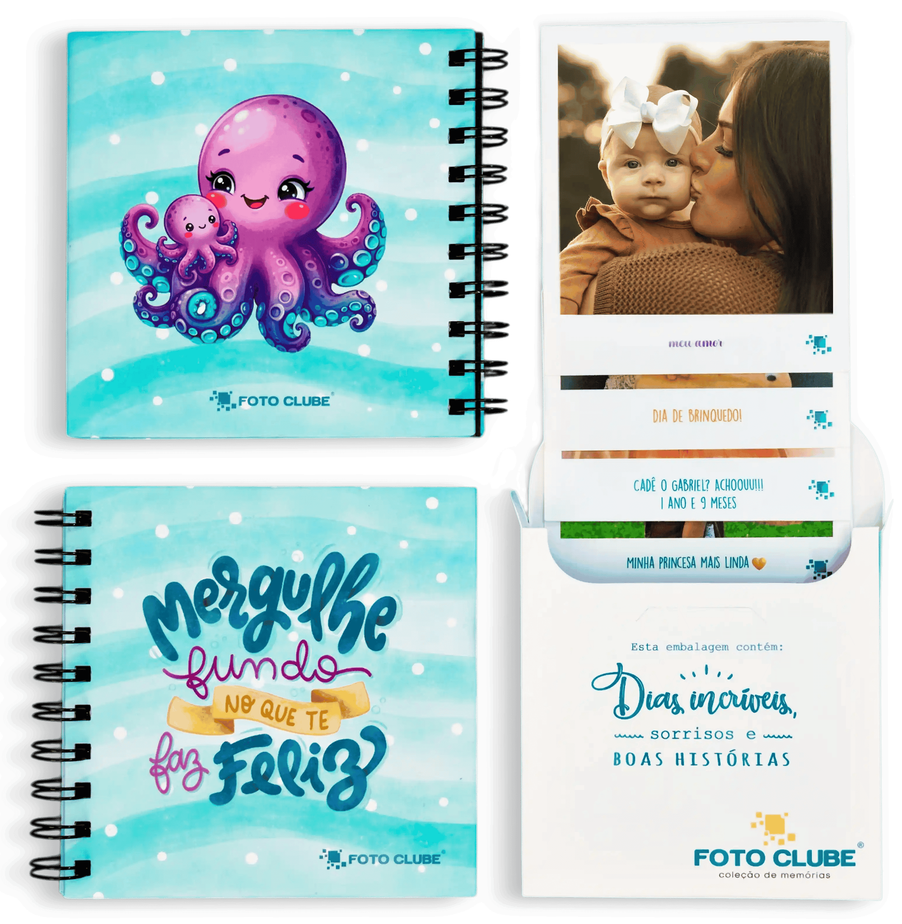 Livro de memórias + Caixa Polaroids