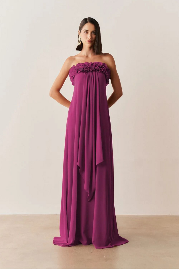 Vestido Armênia Fucsia 