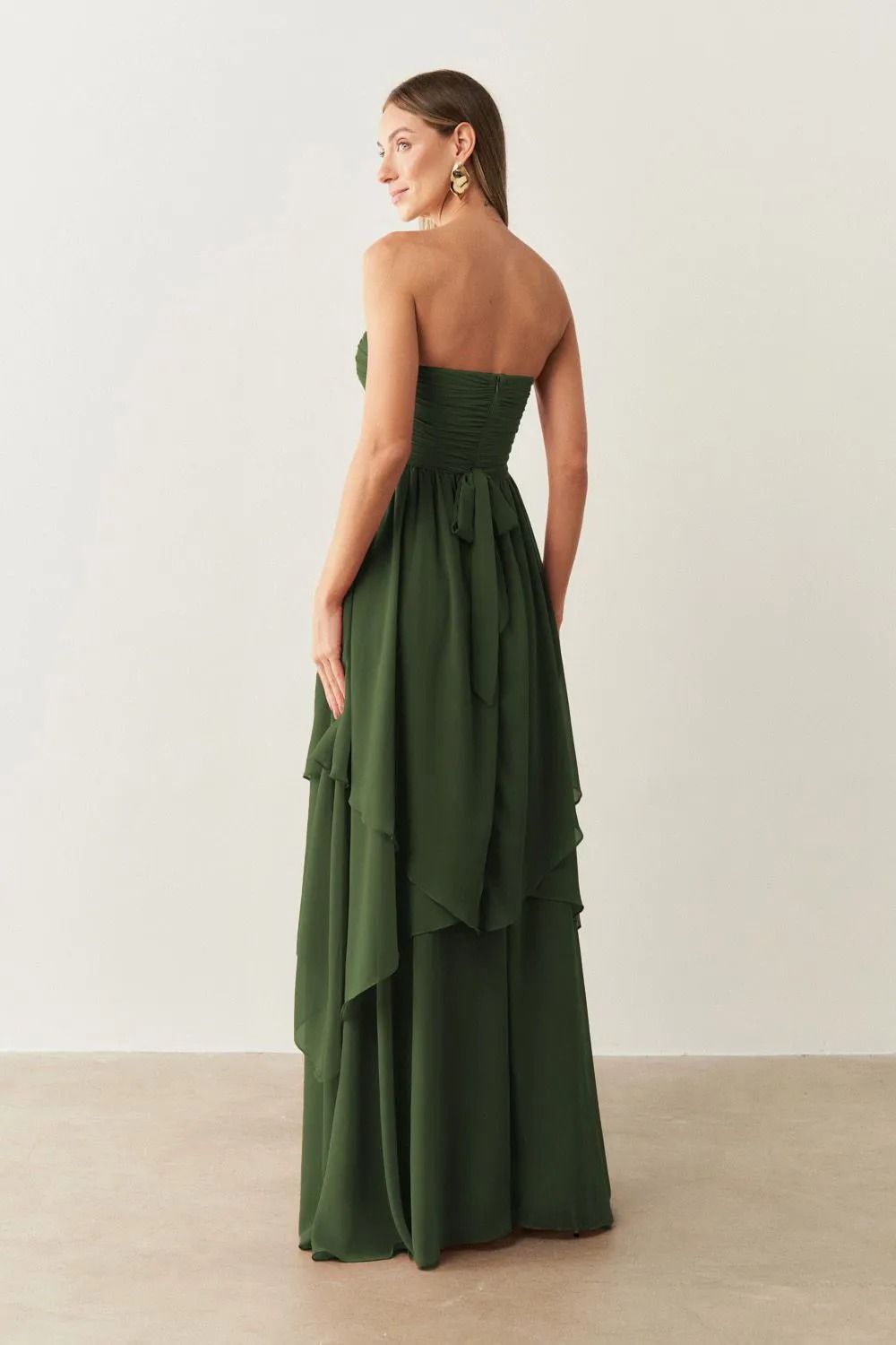 Vestido Noruega Oliva 
