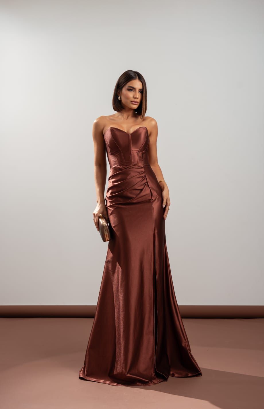 Vestido Joy Marrom 