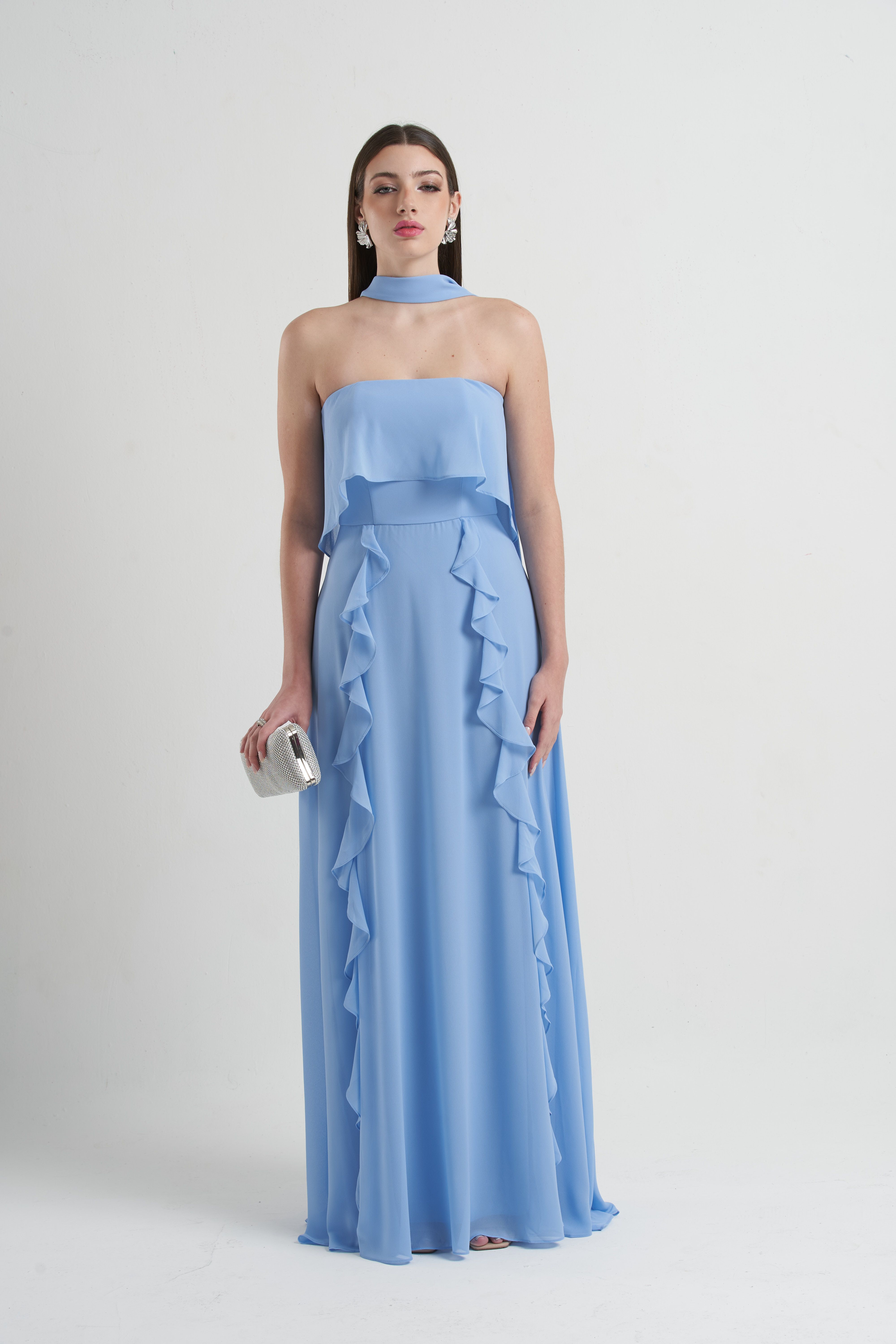 Vestido Ravena Azul Serenity