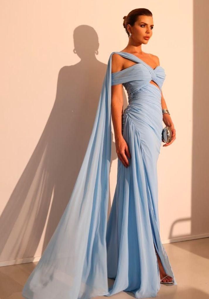 Vestido Afrodite Azul Serenity