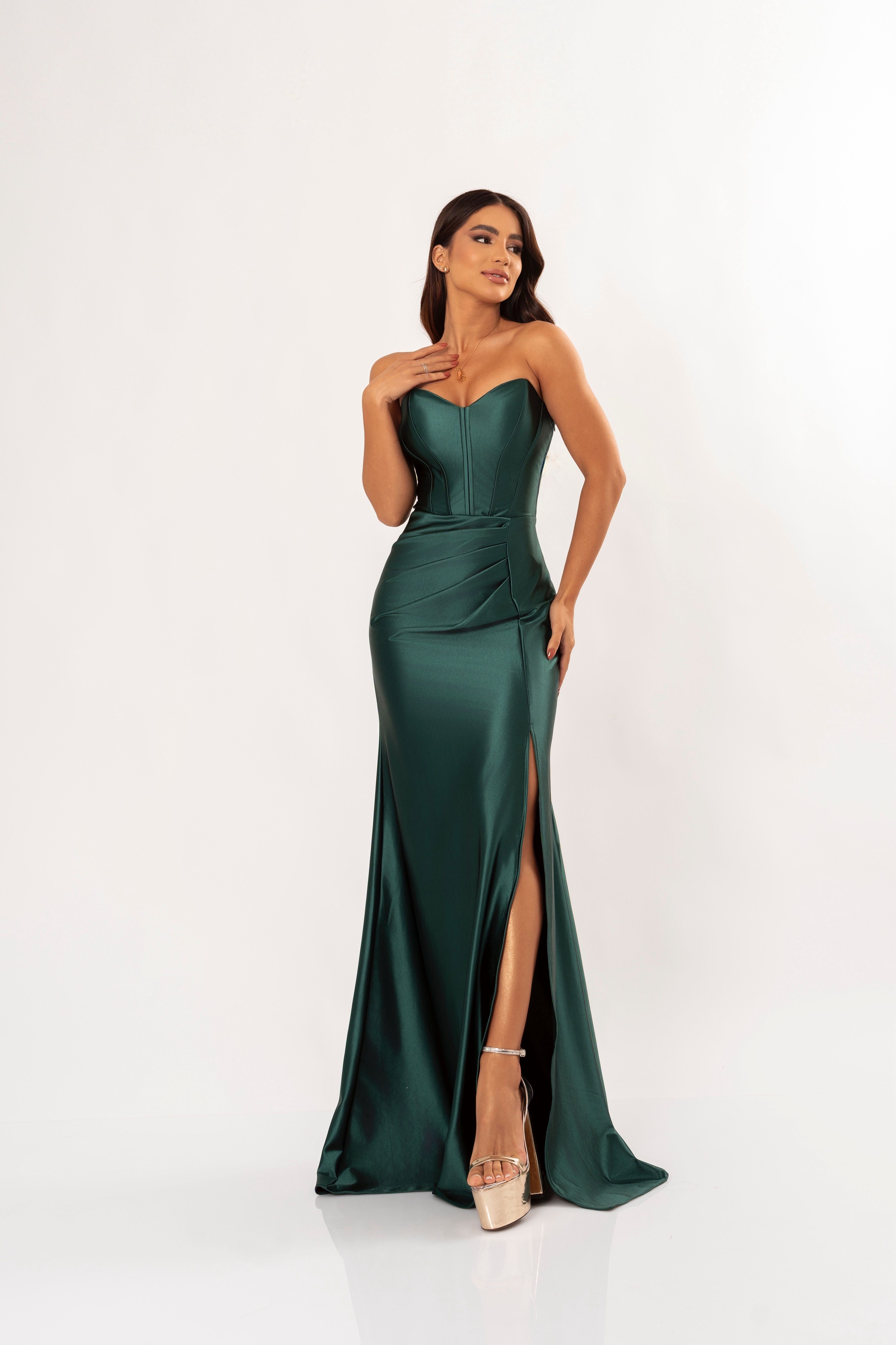 Vestido Joy Verde Bandeira 