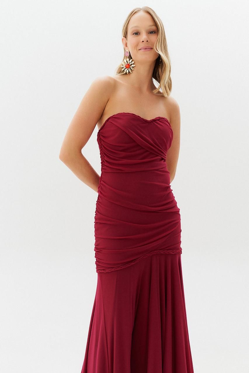 Vestido Veneto Marsala