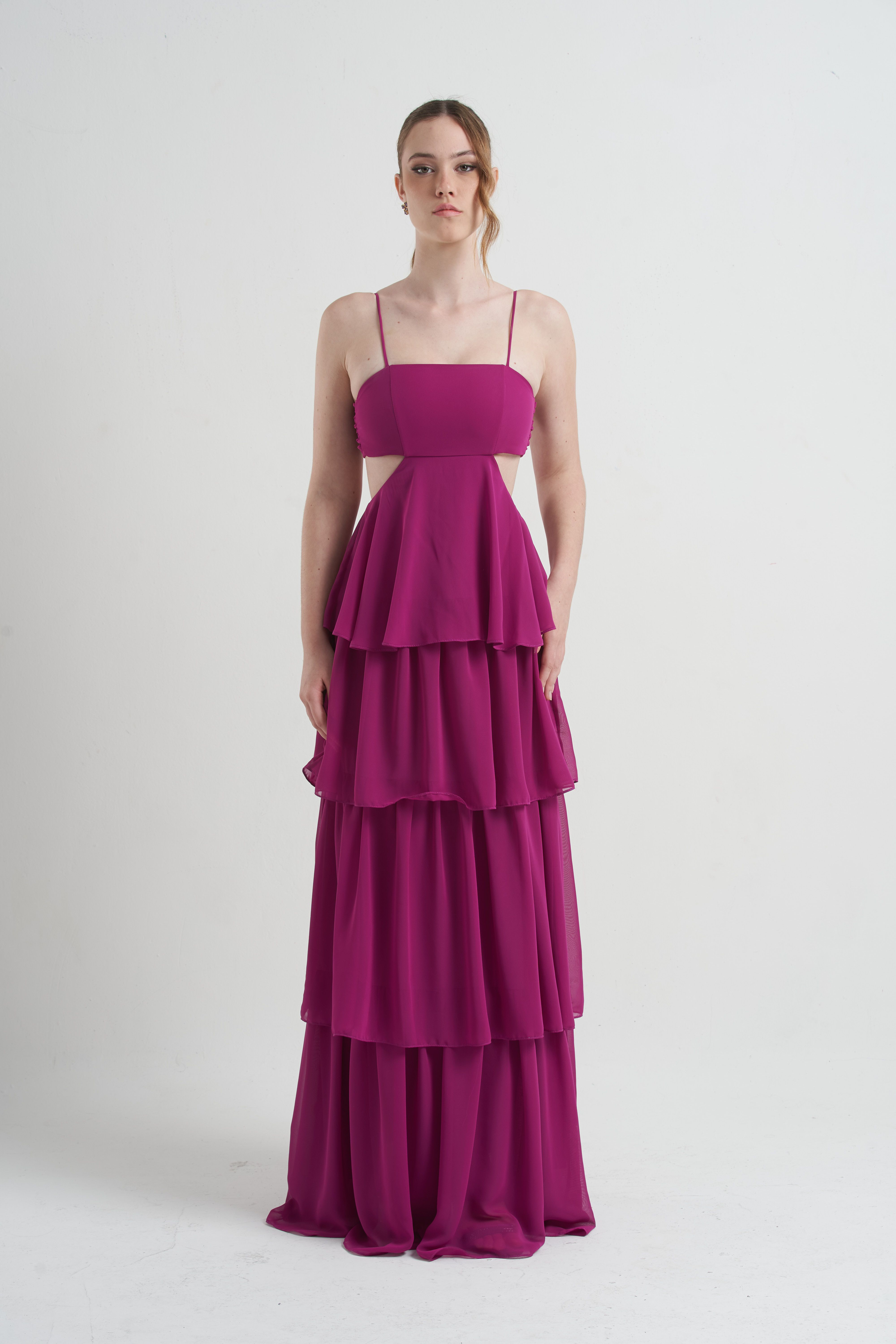 Vestido Aline Fúcsia