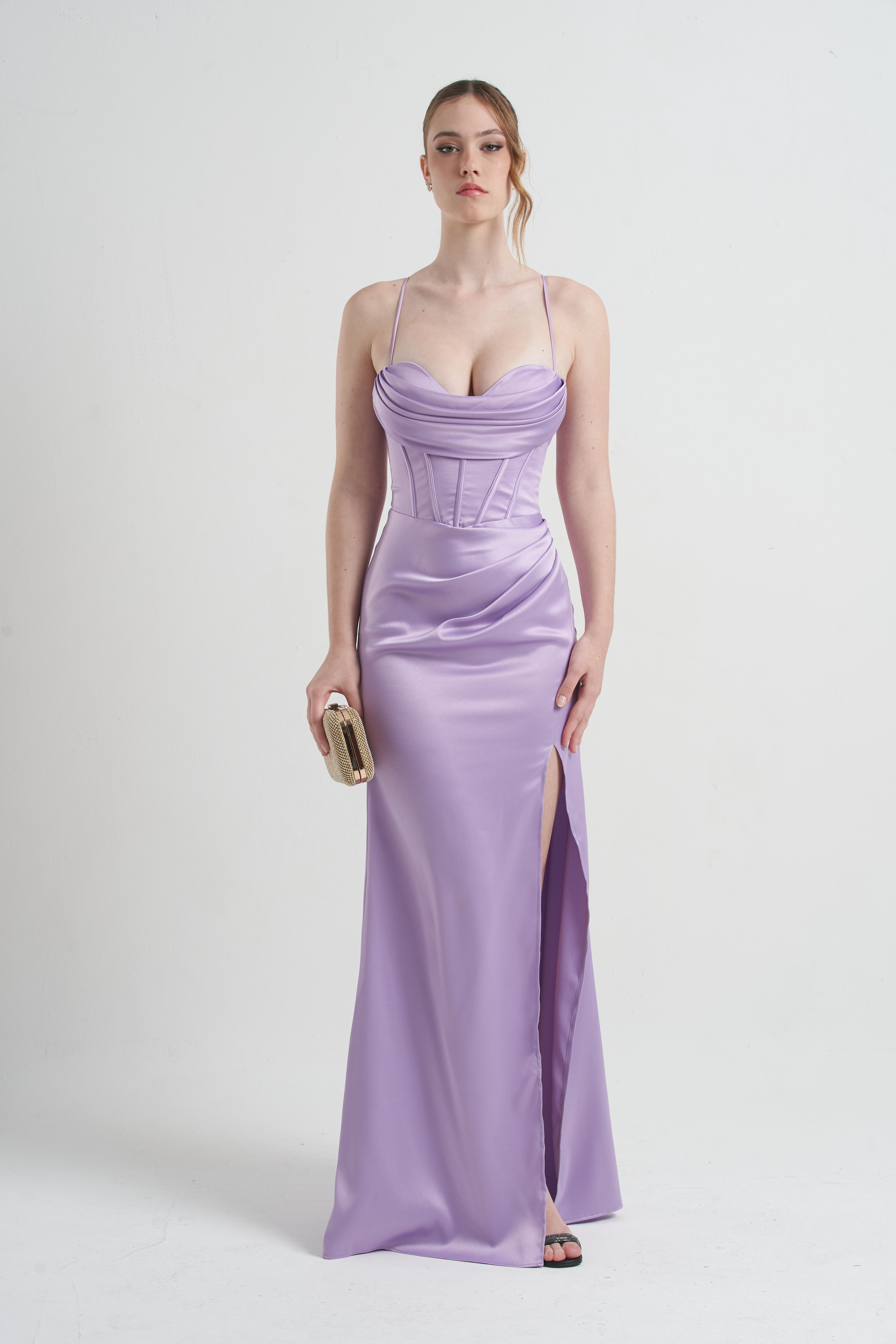 Vestido Grécia Lavanda