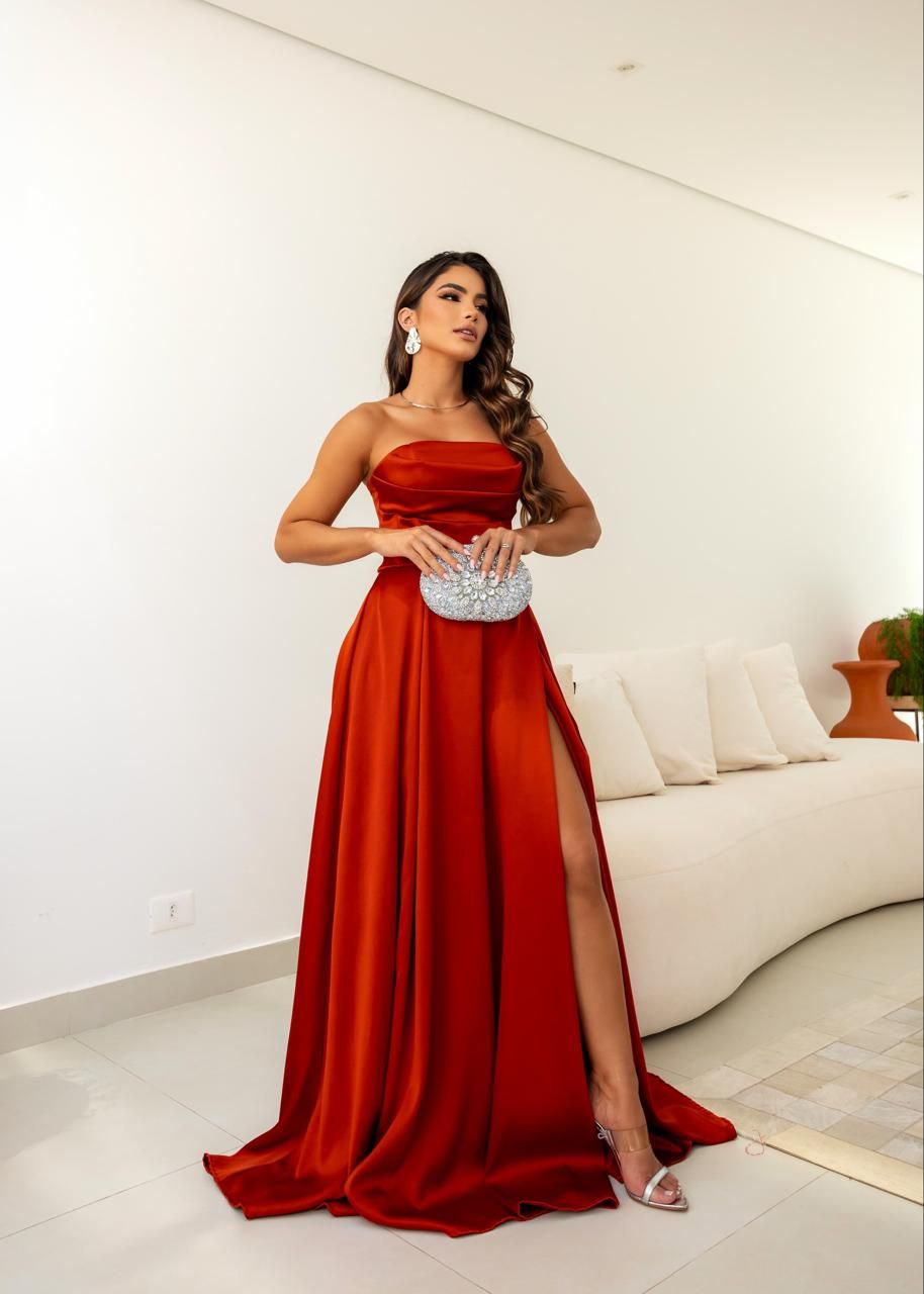 Vestido New Terracota 