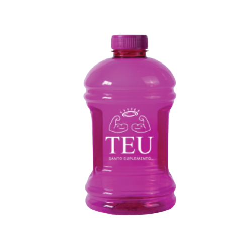 Galão Personalizado 950ml Rosa Teu Santo Suplemento