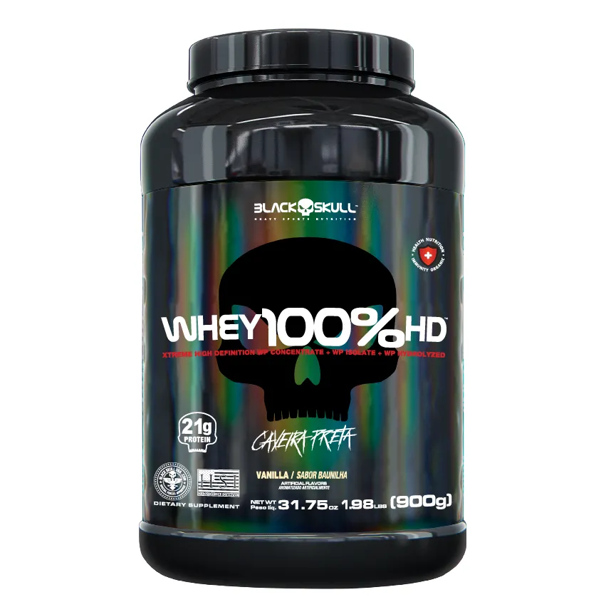 WHEY 100% HD BAUNILHA 900G
