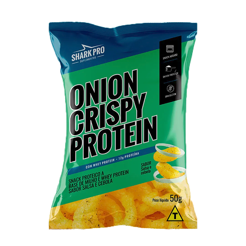 SALGADINHO PROTEICO ONION CRISP 50G CEBOLA