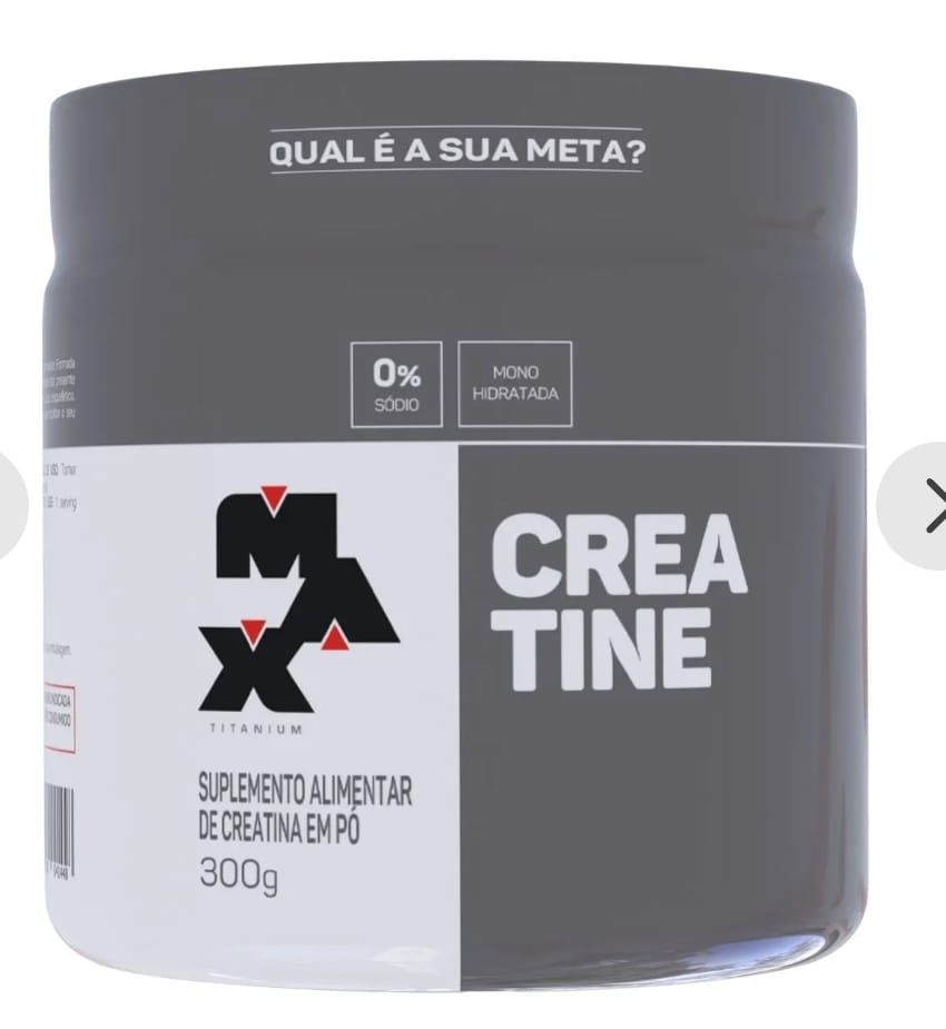 CREATINA MAX TITANIUM 300G NATURAL