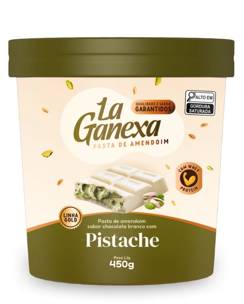 Pasta de Amendoim sabor Pistache 450gr