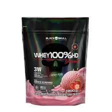WHEY 100%HD GOURMET 900g REFIL MORANGO