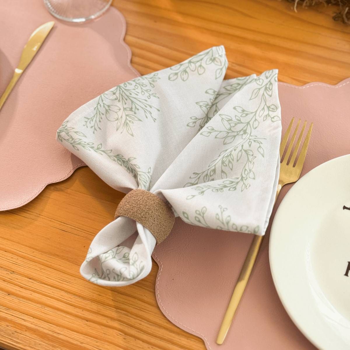 Guardanapo de Linho Misto - Coleção Ele me amou primeiro