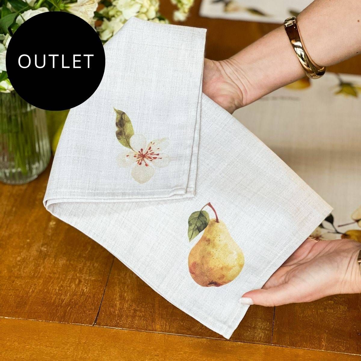 OUTLET Guardanapo de Linho - Coleção Peras