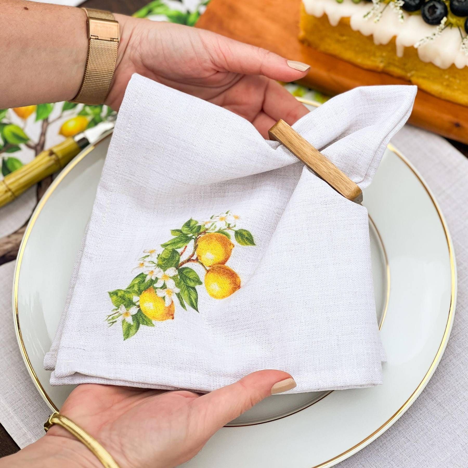 Guardanapo de Limão Siciliano