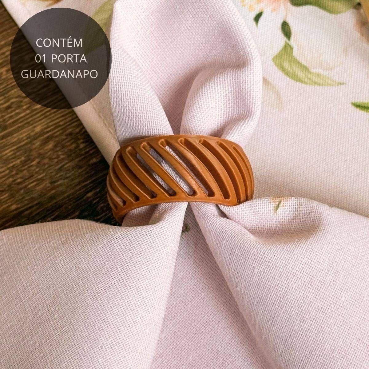 Porta Guardanapo Vazado Caramelo - Coleção Amêndoas