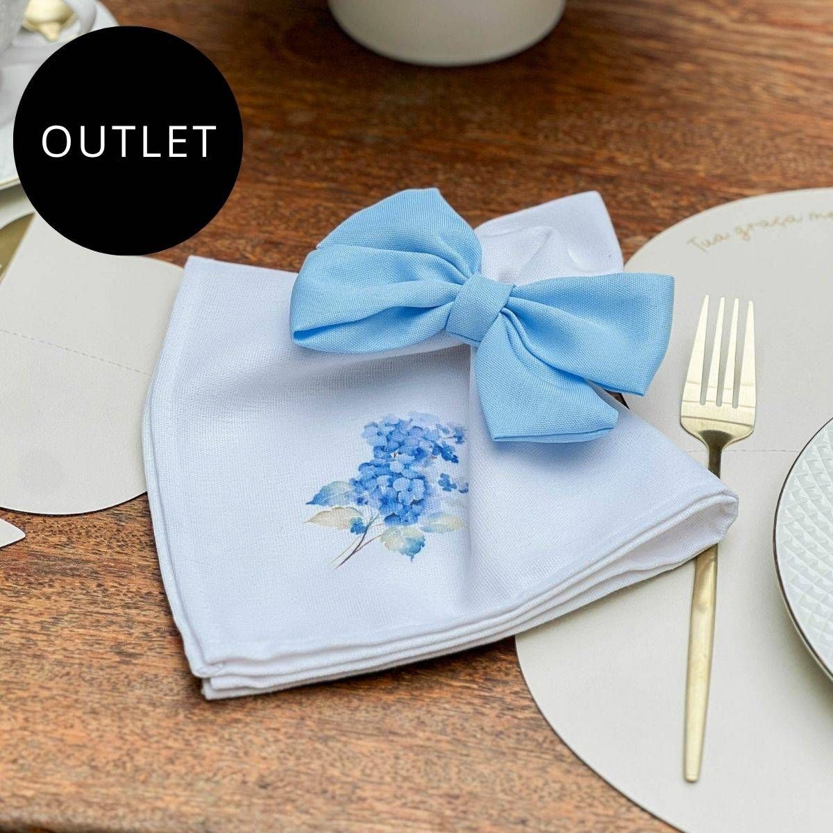 OUTLET Guardanapo em Linho Misto - Coleção Hortênsias