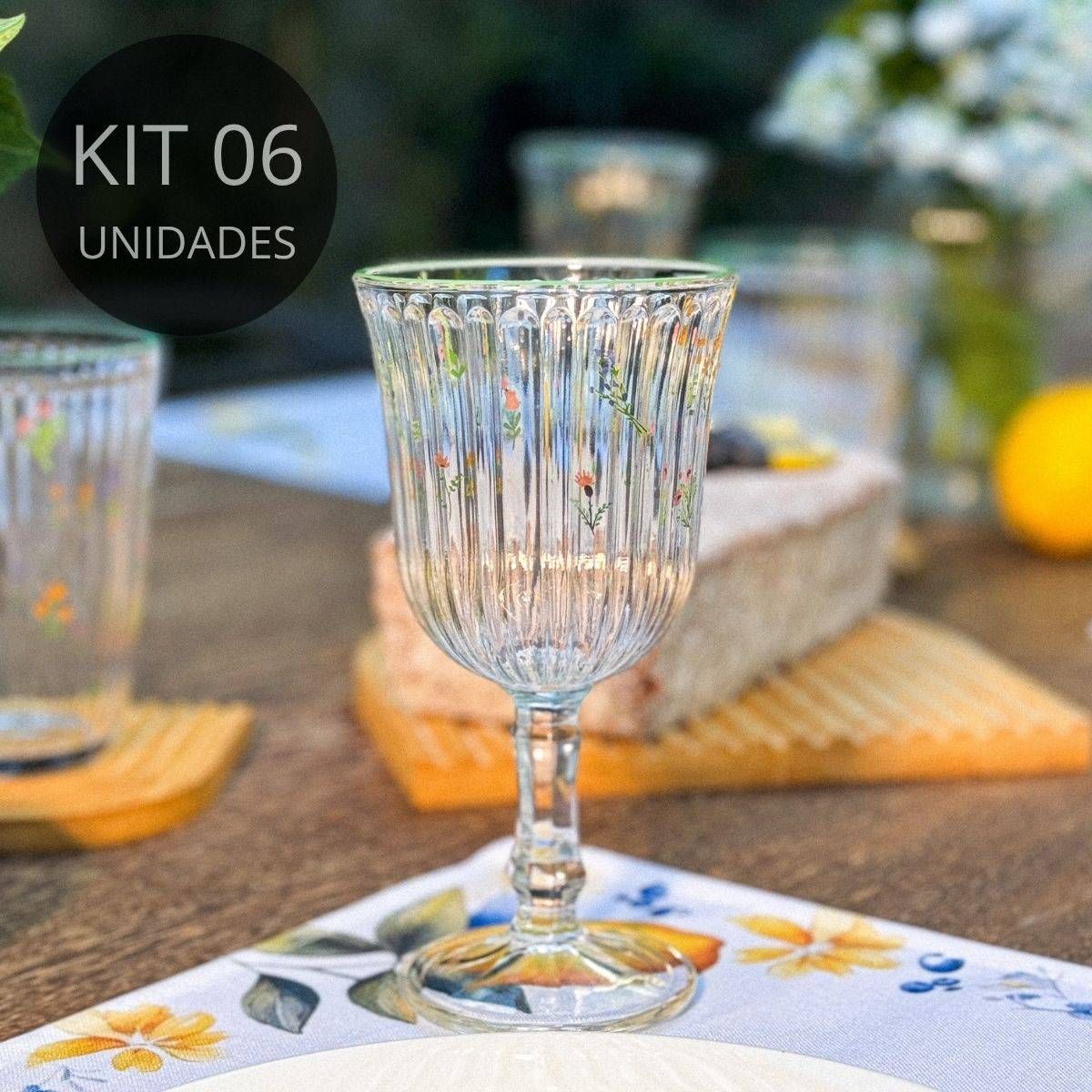 Jogo 6 Taças Florence - 230ml