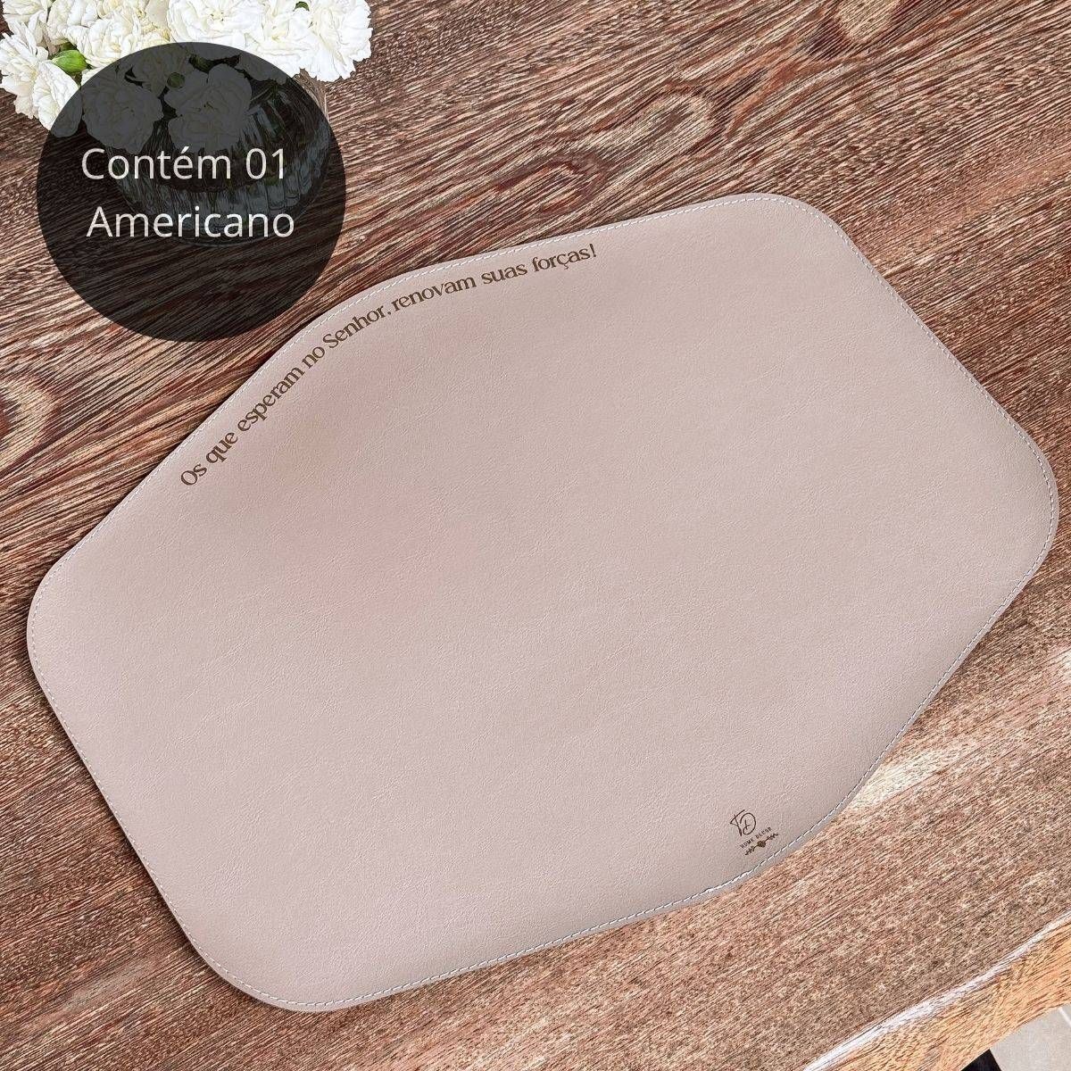 Americano em Couro Ecológico Fendi - Coleção Águias