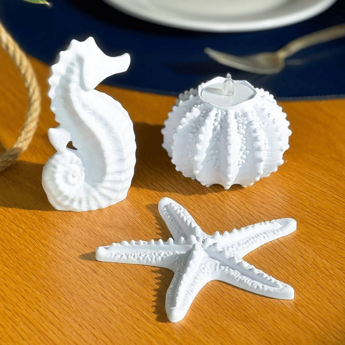 Kit Fundo do Mar Branco - Coleção Peixes