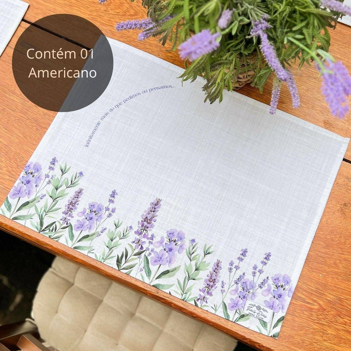 Americano Impermeável - Coleção Jardim de Lavandas