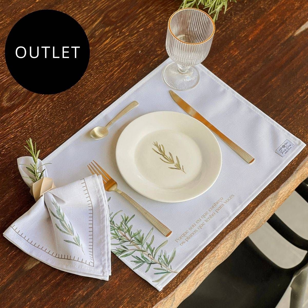 OUTLET Americano Impermeável - Coleção Alecrim