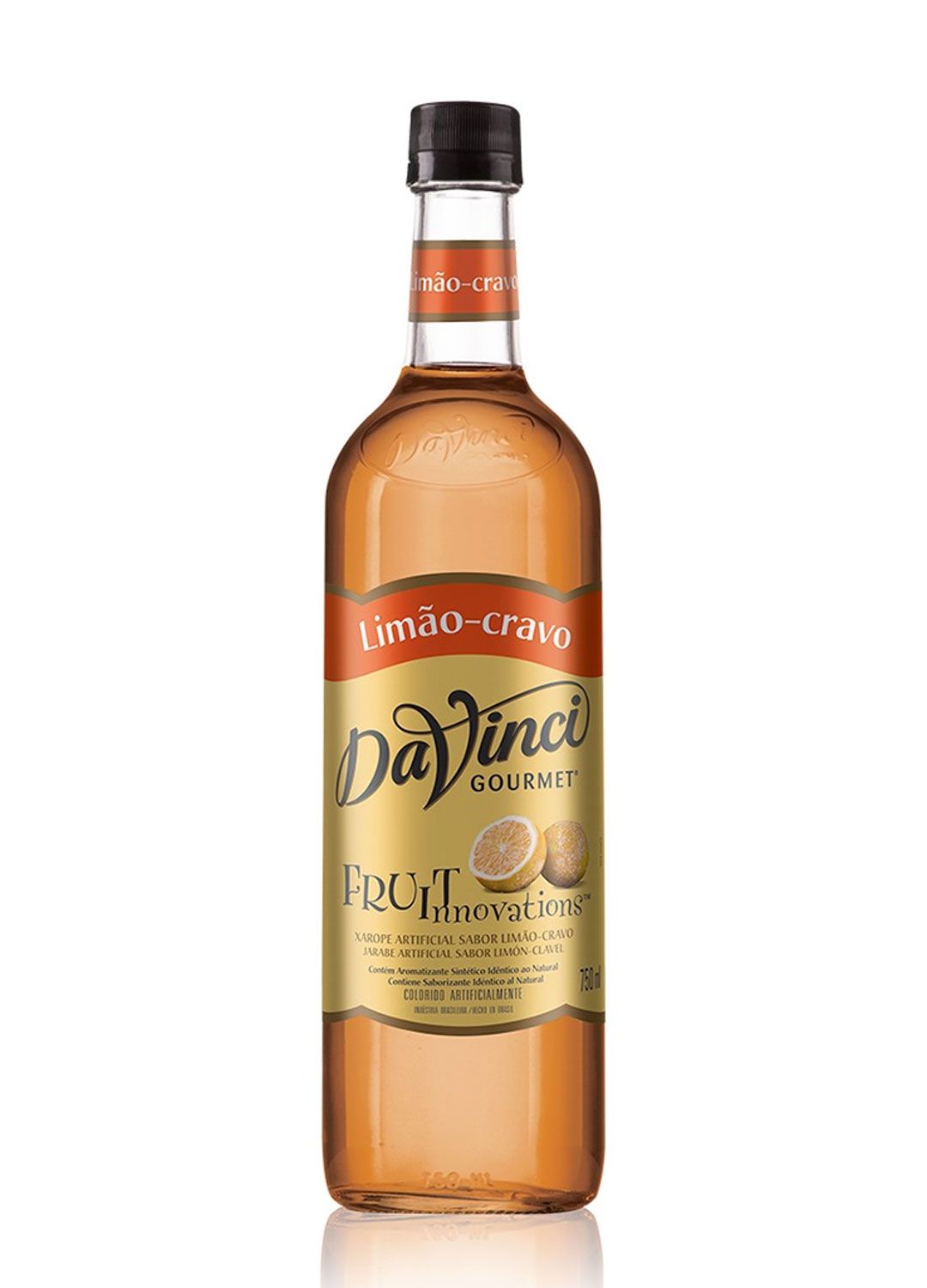 Xarope p/ Drinks Da Vinci - Limão Cravo - 750 ml