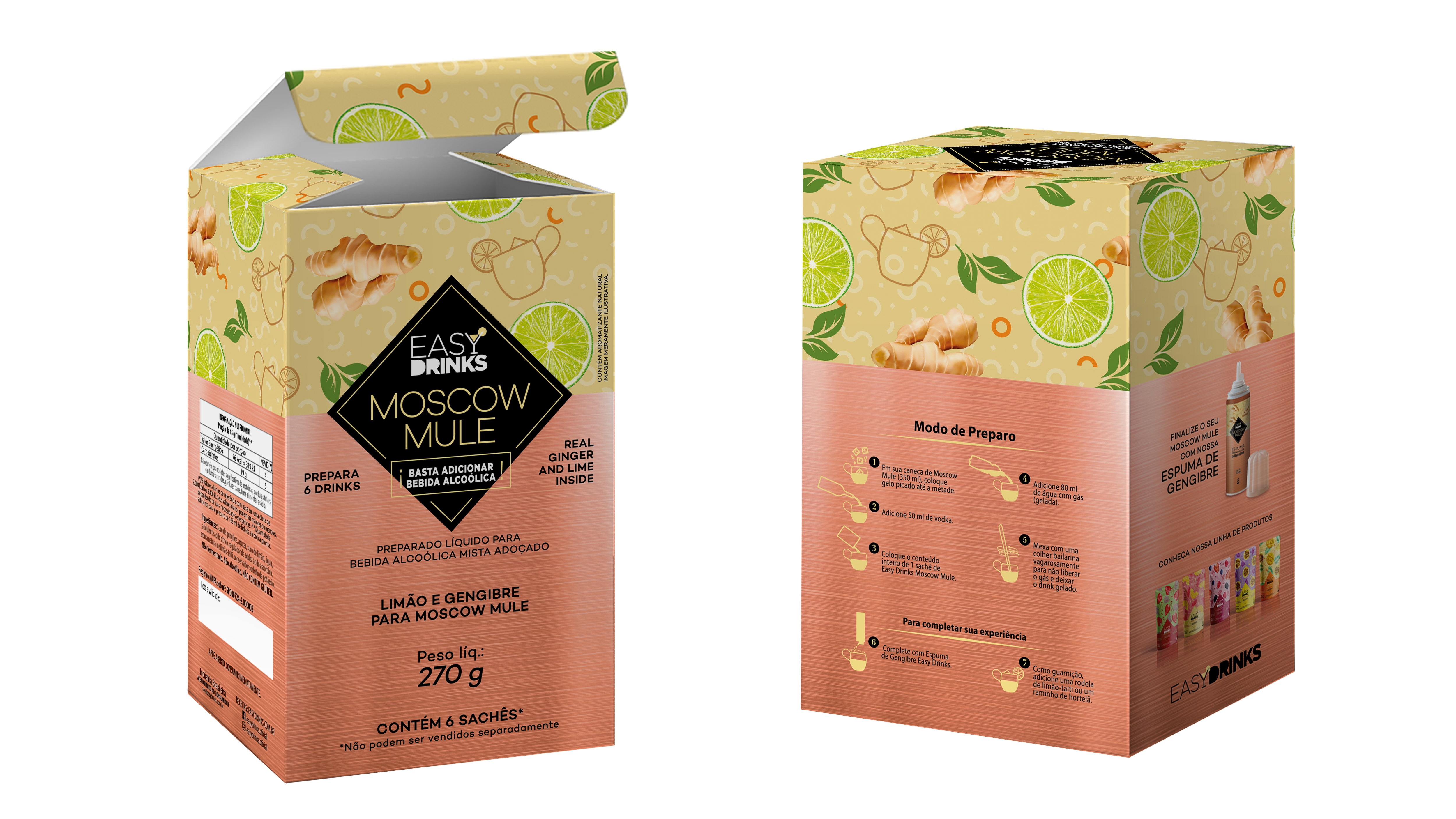 Pré Mix Moscow Mule Easy Drinks