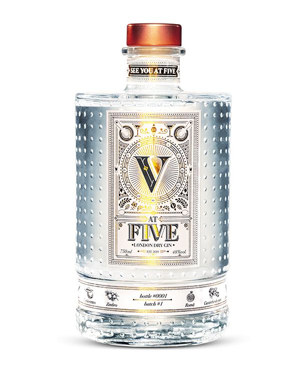 Gin At Five - London Dry - 750 ml