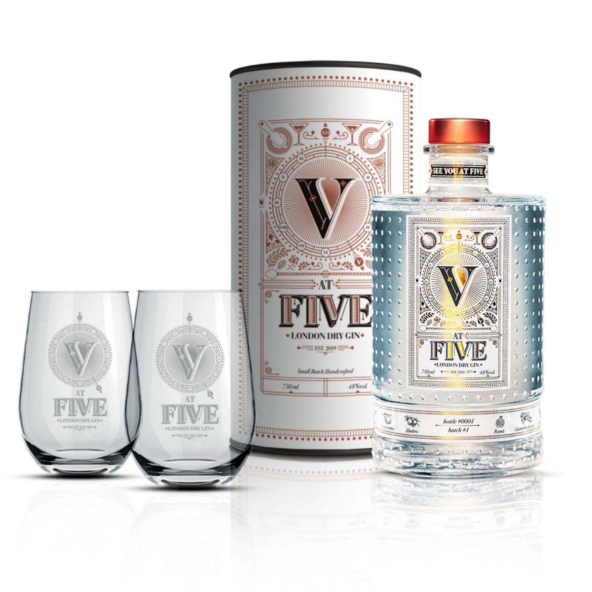 Gin At Five - London Dry - 750 ml