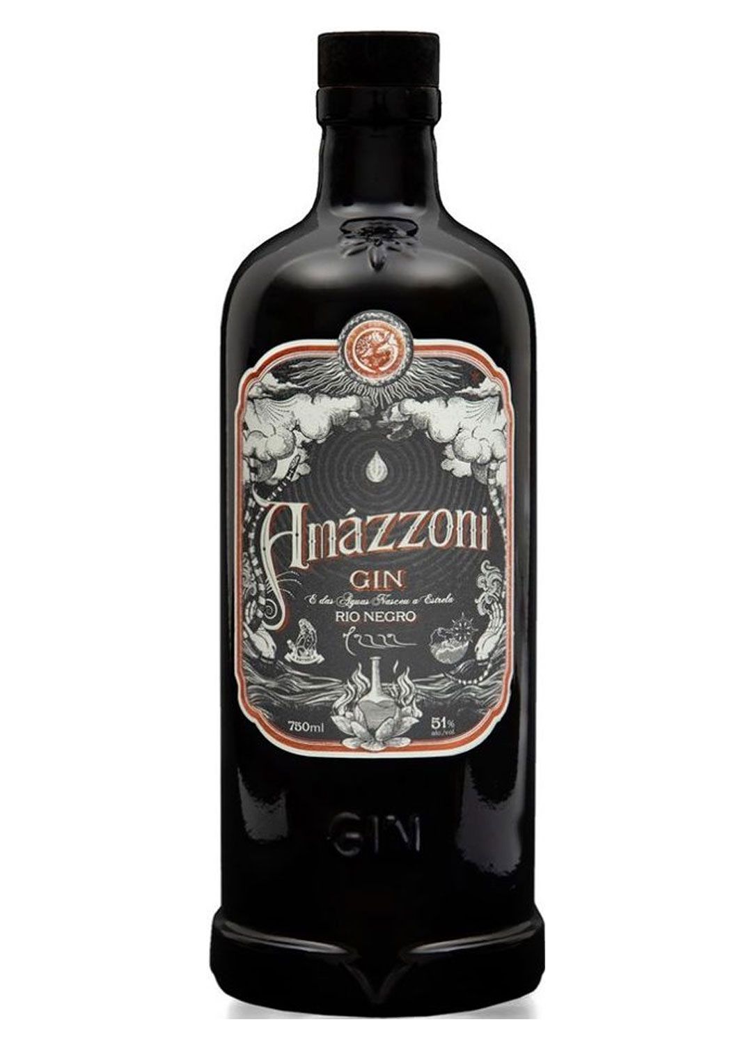 GIN AMAZZONI - RIO NEGRO - 750 ML