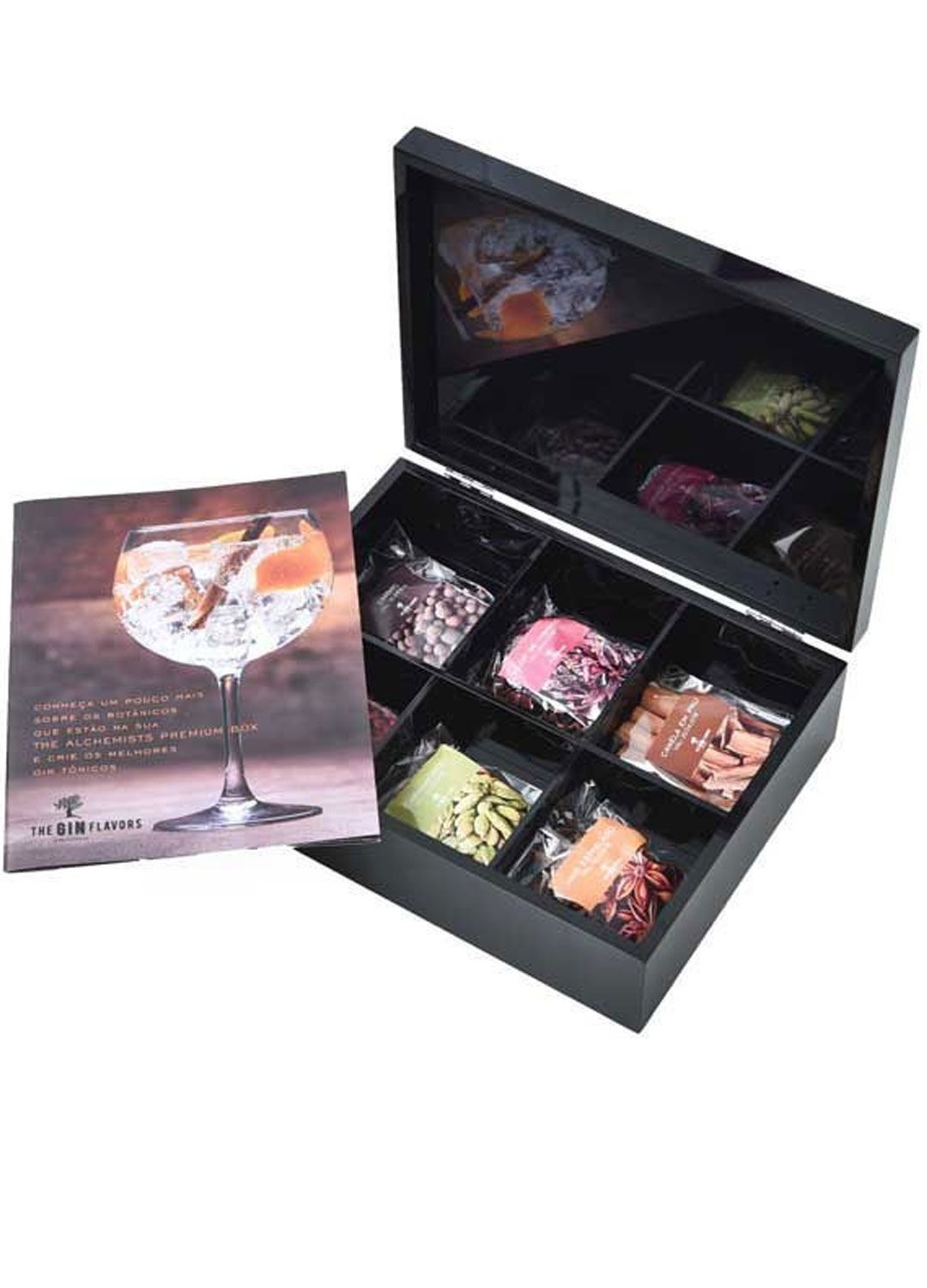 KIT GIN TONICA - SHINE BOX PRETA
