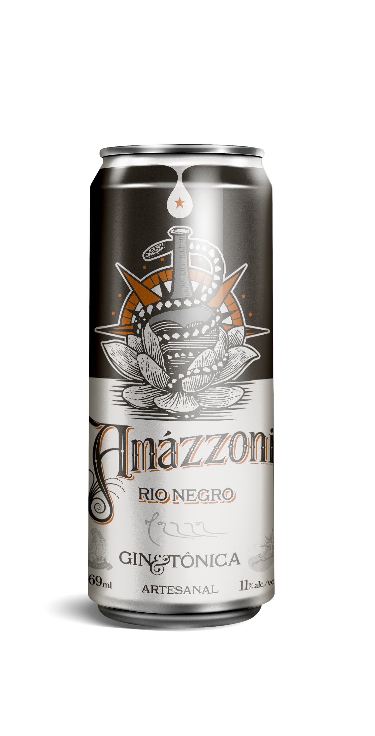 Gin Tônica Rio Negro - Lata - 269 ml