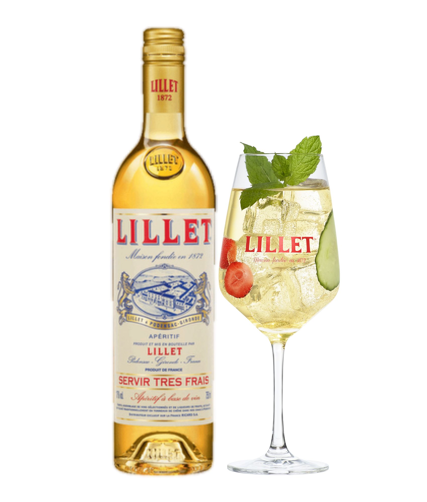 Pack Lillet Blanc com taça
