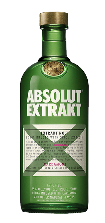 Absolut Extrakt + taça de acrilico