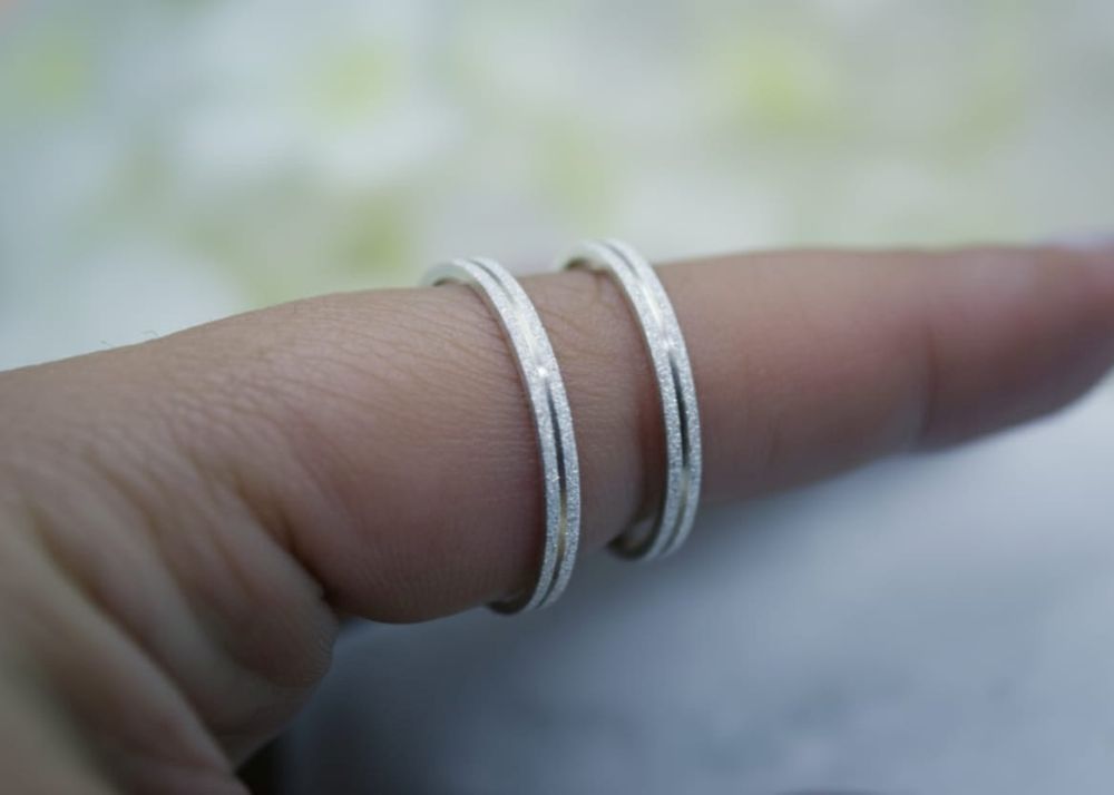 Par de Alianças Raio de Luz