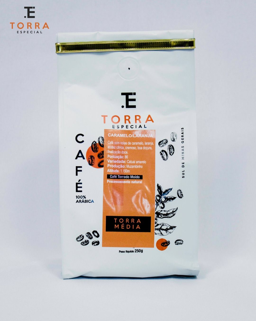 Café Caramelo/Laranja moído 250g