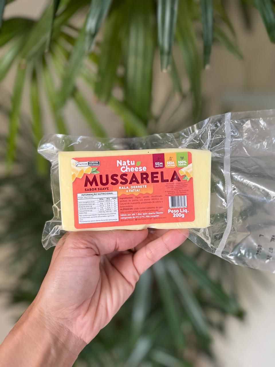 MUSSARELA SUAVE VEGETAL 200g